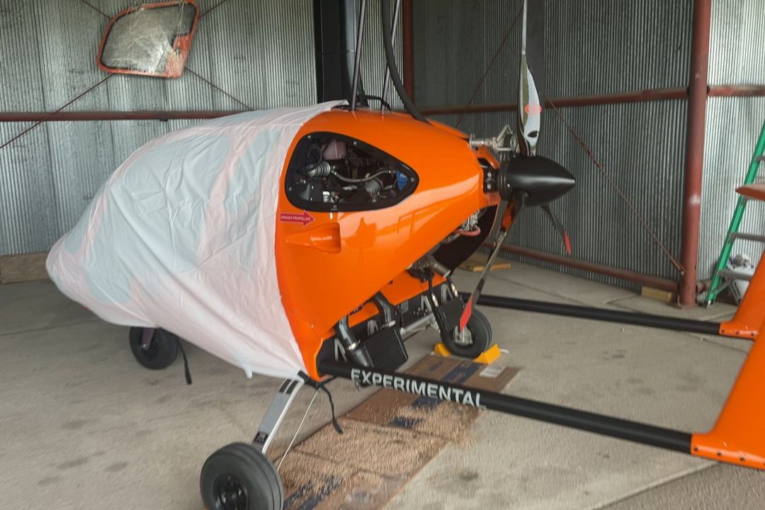 Celier Argon 915 Canopy/Nose Cover, test fit cover