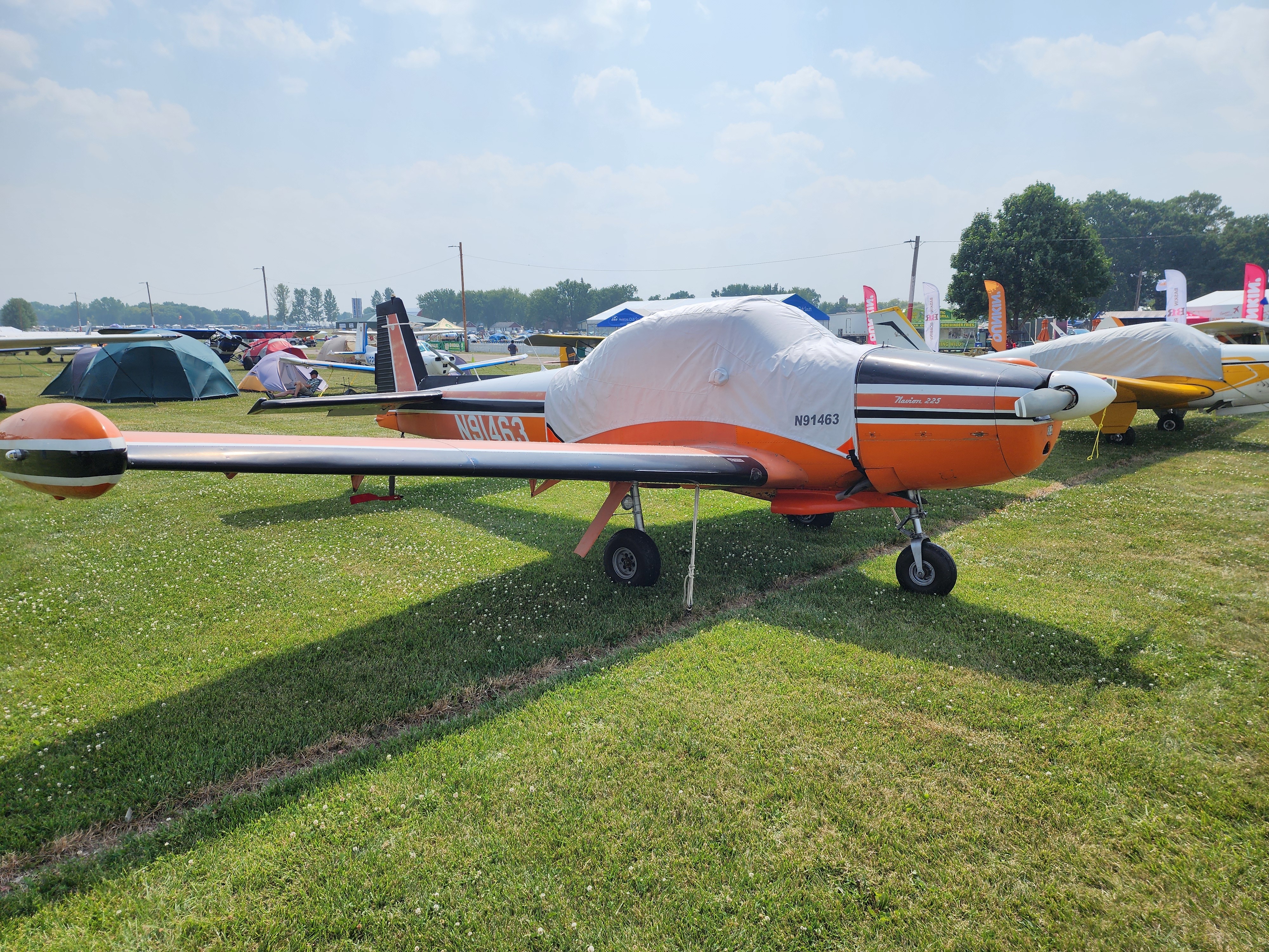 North American NAVION Canopy Cover (with avionics bay extension)